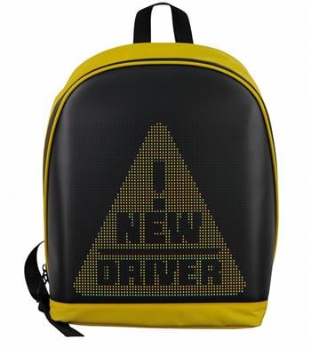 Funky BAG Led Ekranlı Akıllı Sırt Çantası Sarı