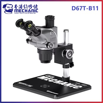 Mechanic D67T-B11 6.5X-75X Trinoküler Stereo Zoom Mikroskop