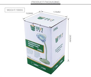 Best BST-208L Led ve Büyüteçli Masa Aydınlatma Cihazı