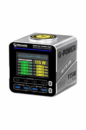 Mechanic G-POWER 115W GaN Masaüstü Hızlı Şarj İstasyonu