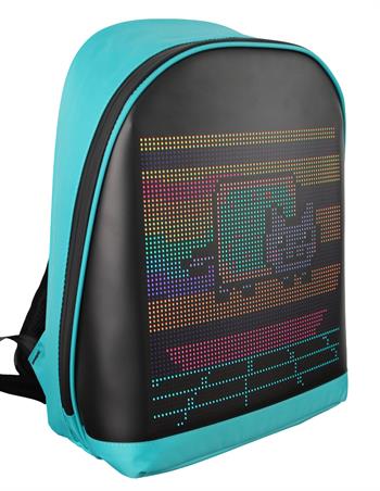 Funky BAG Led Ekranlı Akıllı Sırt Çantası Mavi