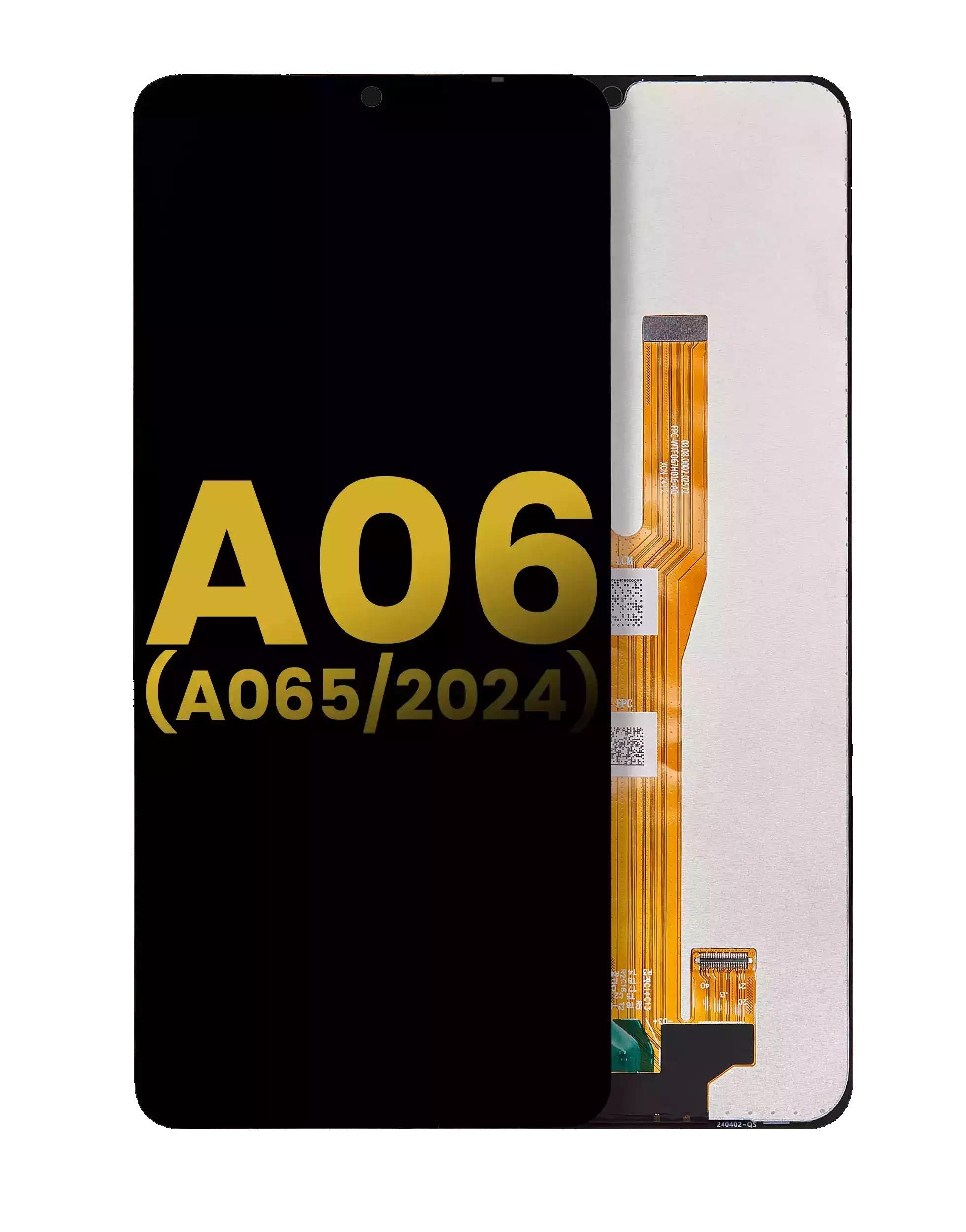 Samsung Galaxy A06 A065F Uyumlu Lcd Ekran Dokunmatik Siyah Hk Servis Çıtasız
