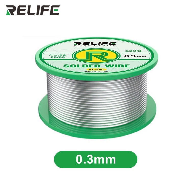 Relife RL-440 0.3mm 20g Rosin Özlü Lehim Teli