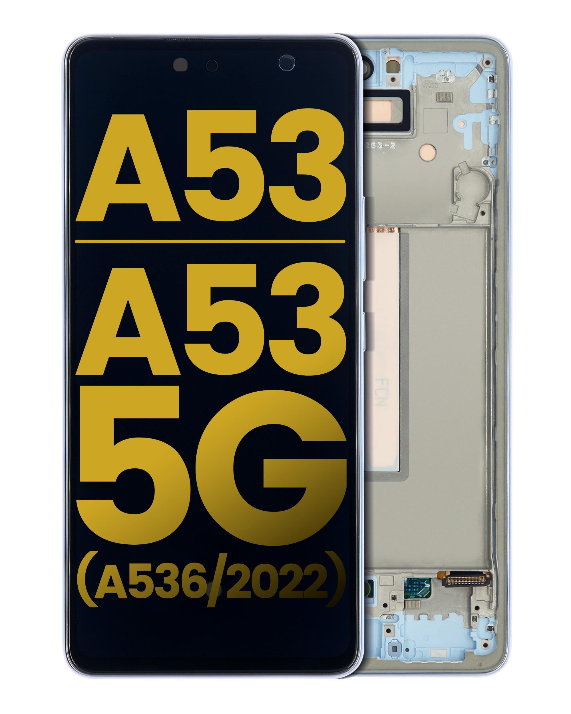 Samsung Galaxy A53 5g A536 Uyumlu Lcd Ekran Dokunmatik Mavi Çıtalı Oled