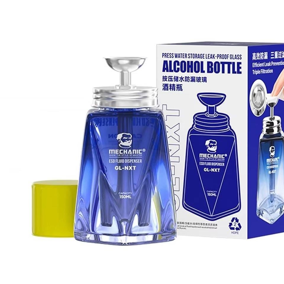 Mechanic GL-NXT 150ml Boş Cam Alkol Şişesi
