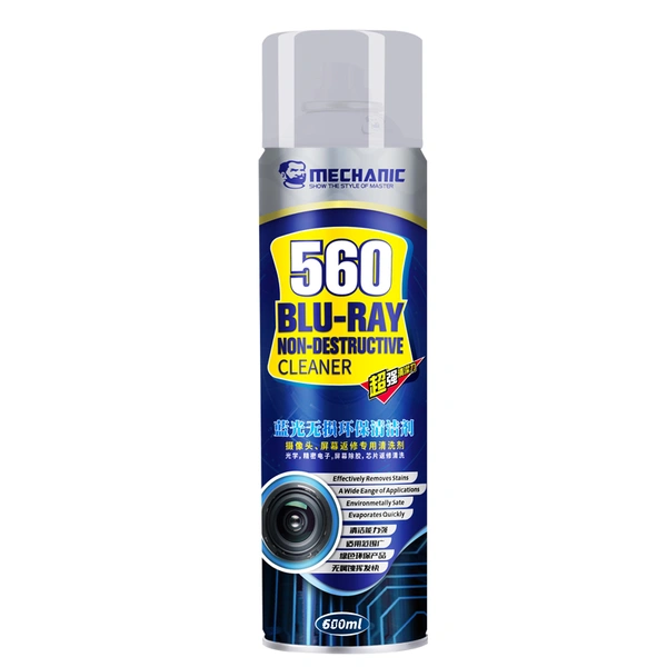 Mechanic 560 Blue Ray Non-Destructive Elektronik Temizleyici Sprey 600ml