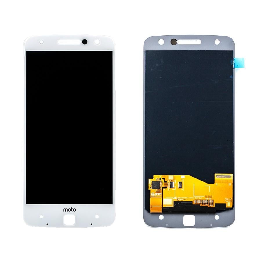 Motorola Moto Z Lcd Ekran Dokunmatik Beyaz Çıtasız