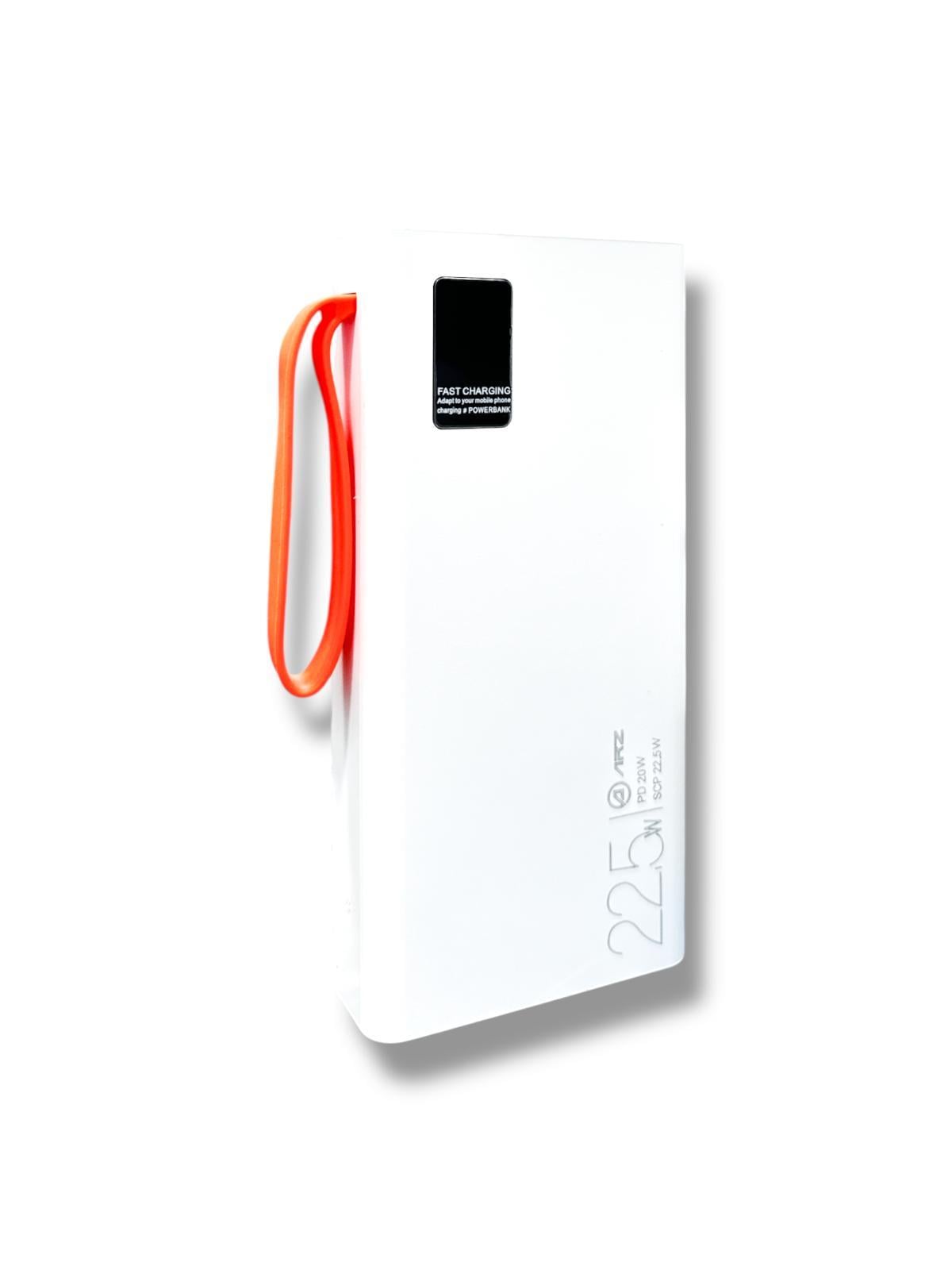 ARZ-003 Powerbank Taşınabilir Hızlı Şarj Cihazı Beyaz 20000 mAh