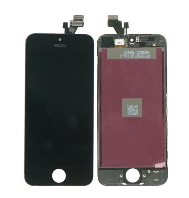 Apple iPhone 5 Uyumlu Lcd Ekran Dokunmatik Siyah Çin Revize