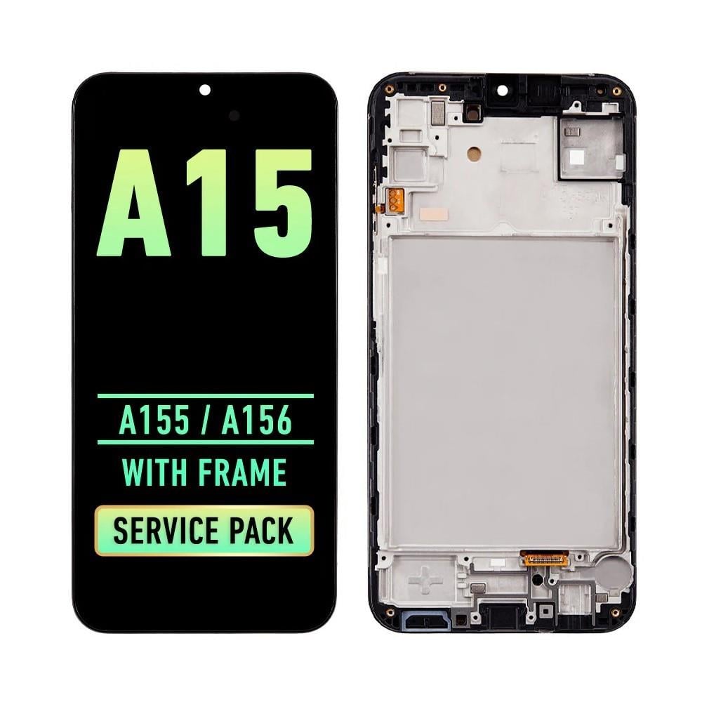 Samsung Galaxy A15 4g A155 Uyumlu Lcd Ekran Dokunmatik Siyah Çıtalı Servis