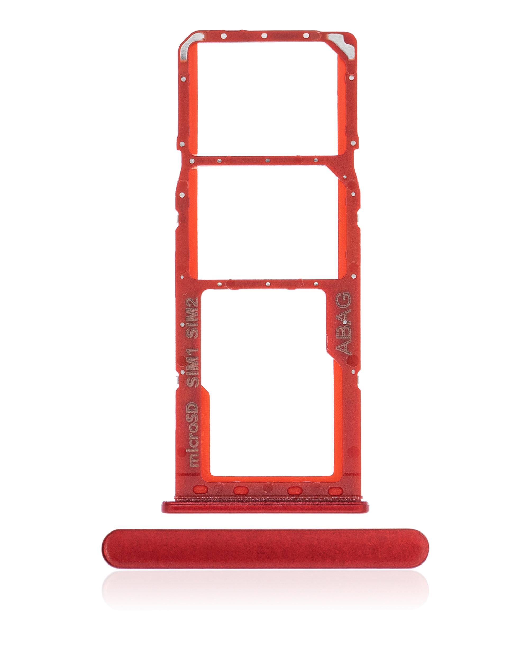 Samsung Galaxy A21s A217 Uyumlu Sim Kart Tepsisi Kırmızı