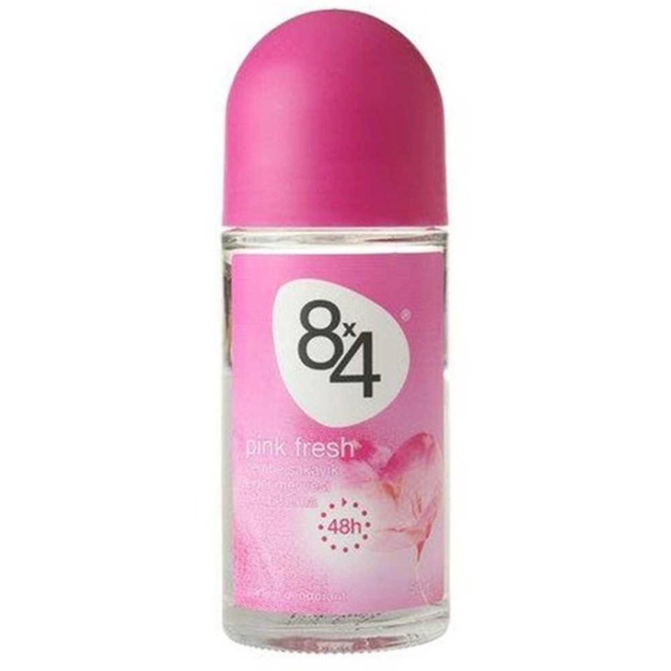 8x4 Pink Fresh 48H Roll-On 50 ml