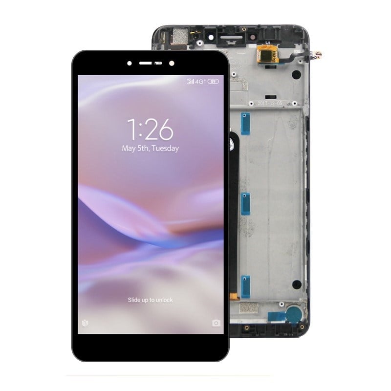 Xiaomi Mi Max 2 Uyumlu Lcd Ekran Dokunmatik Siyah Çıtalı