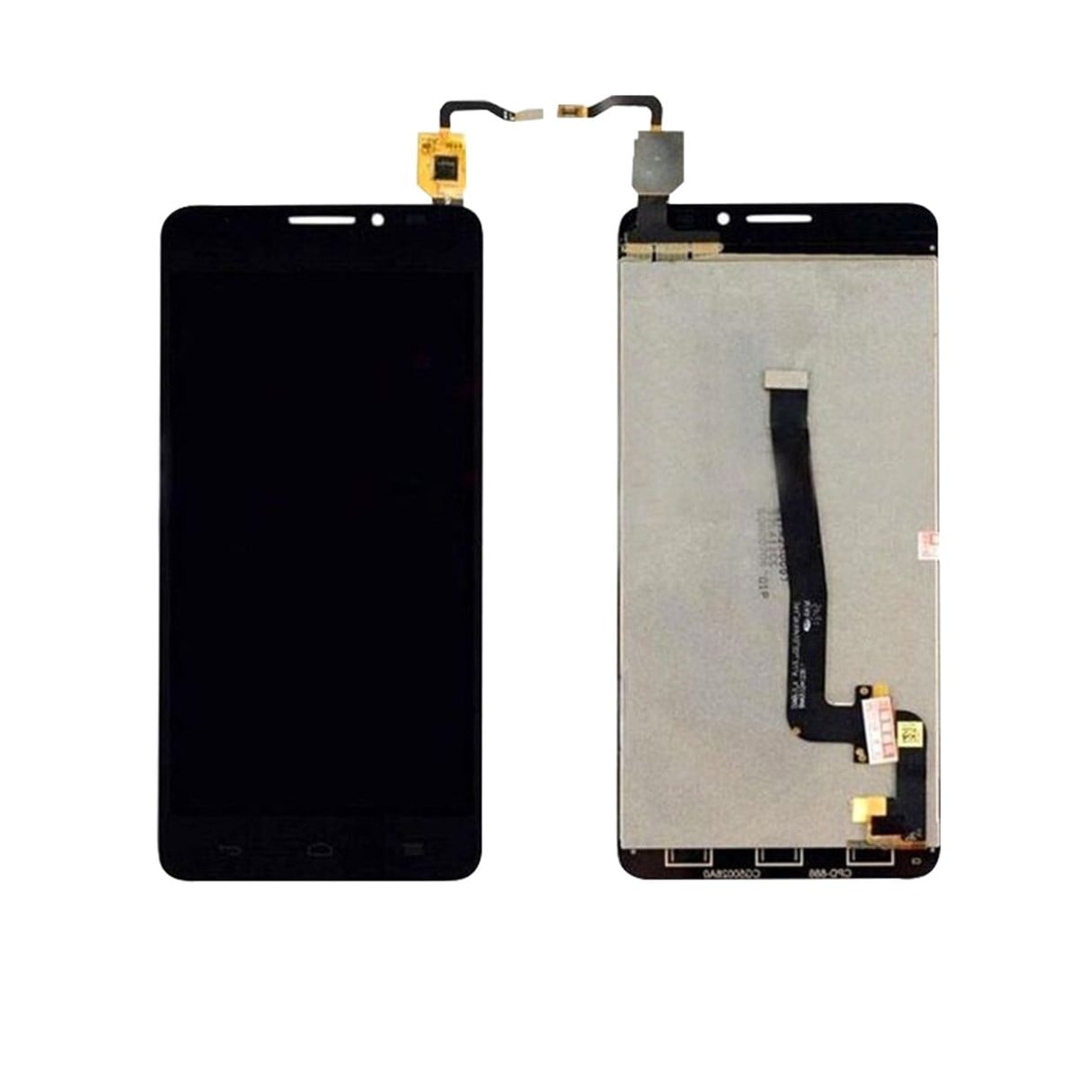 Alcatel OT-6043 idol X Plus Lcd Ekran Dokunmatik Siyah Çıtasız