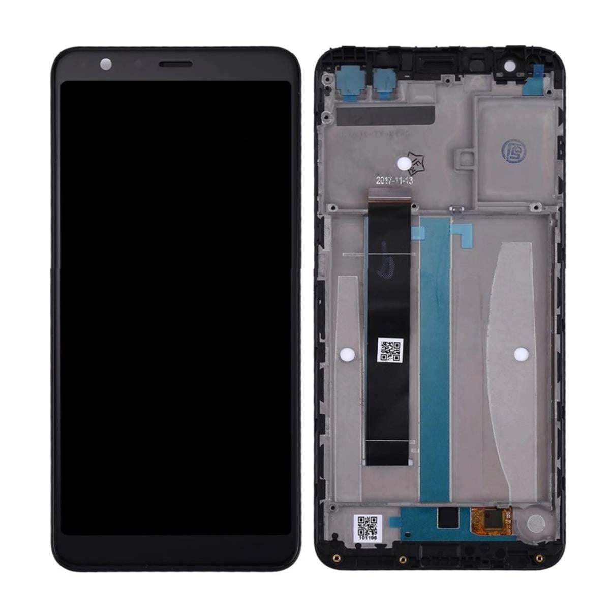 Asus Zenfon Max Zb570tl Lcd Ekran Dokunmatik Siyah Çıtalı