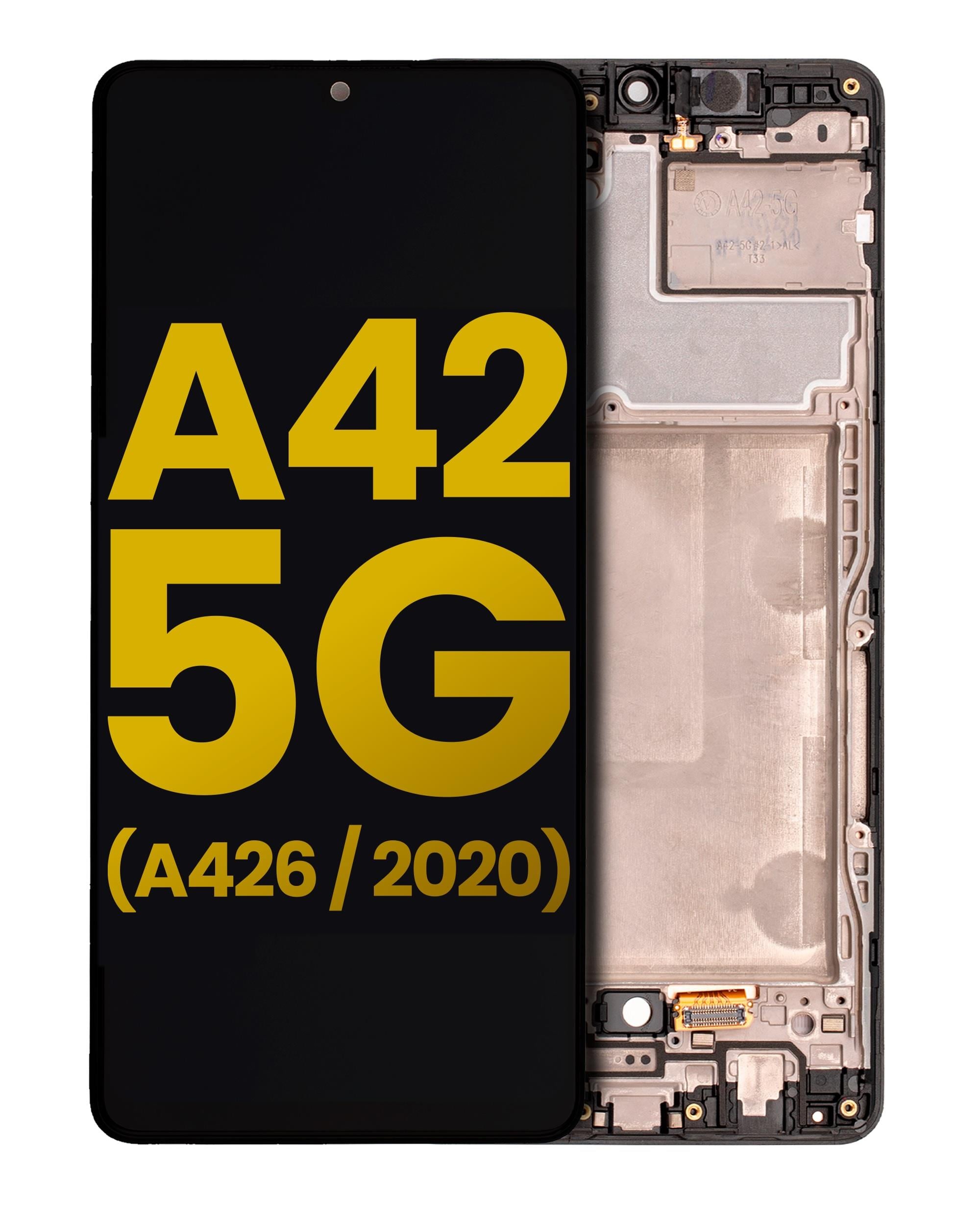 Samsung Galaxy A42 5g A426 Uyumlu Lcd Ekran Dokunmatik Siyah Servis Çıtalı Gh82-24375a