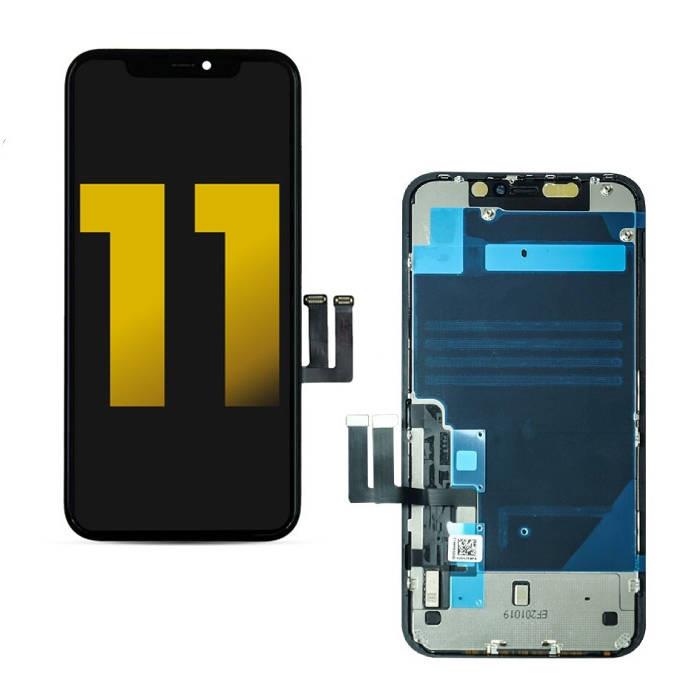 Apple iPhone 11 Uyumlu Lcd Ekran Dokunmatik Siyah Servis Revize