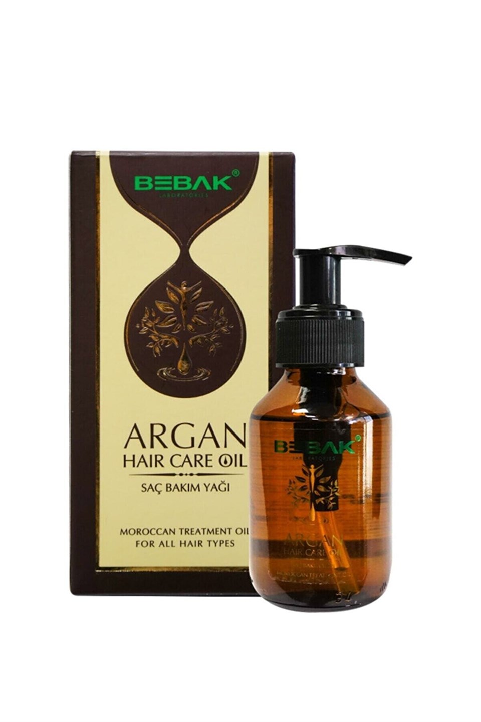 Bebak Argan Saç Bakım Yağı 100 ml
