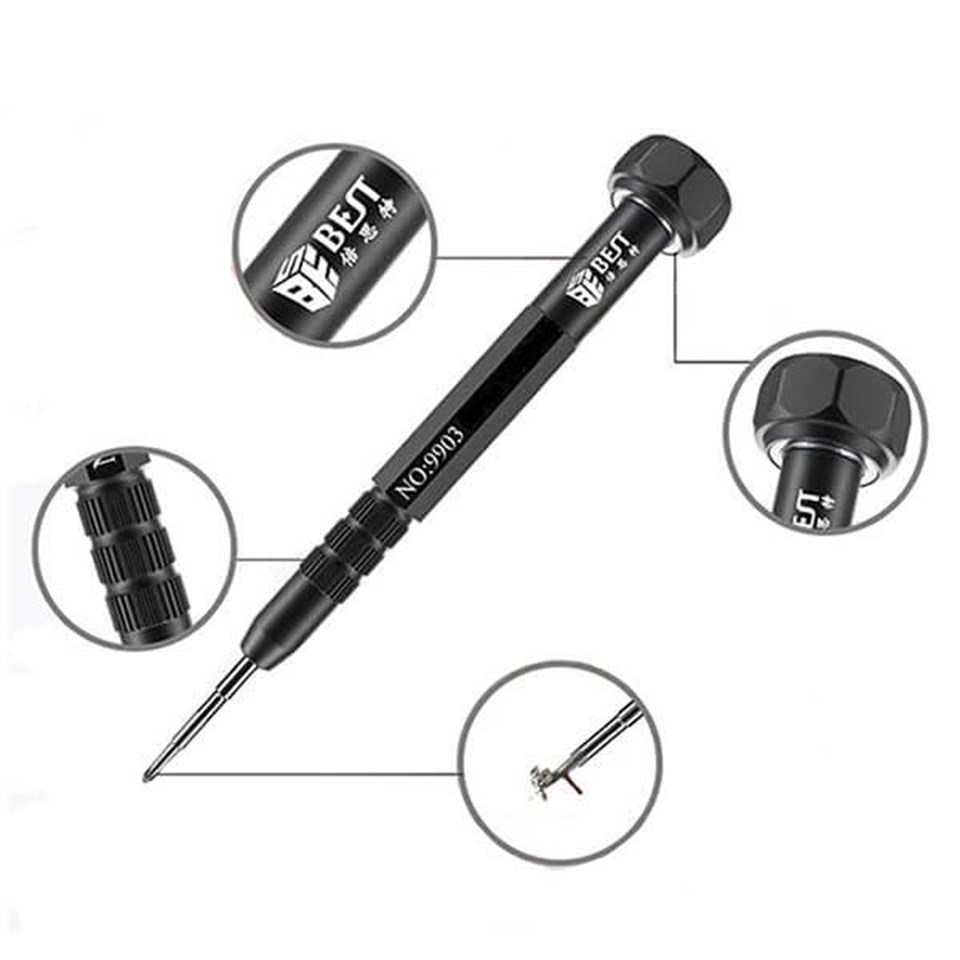BST-9903 Yüksek Hassasiyetli Çelik 0.6x25mm iPhone 7 Tornavida