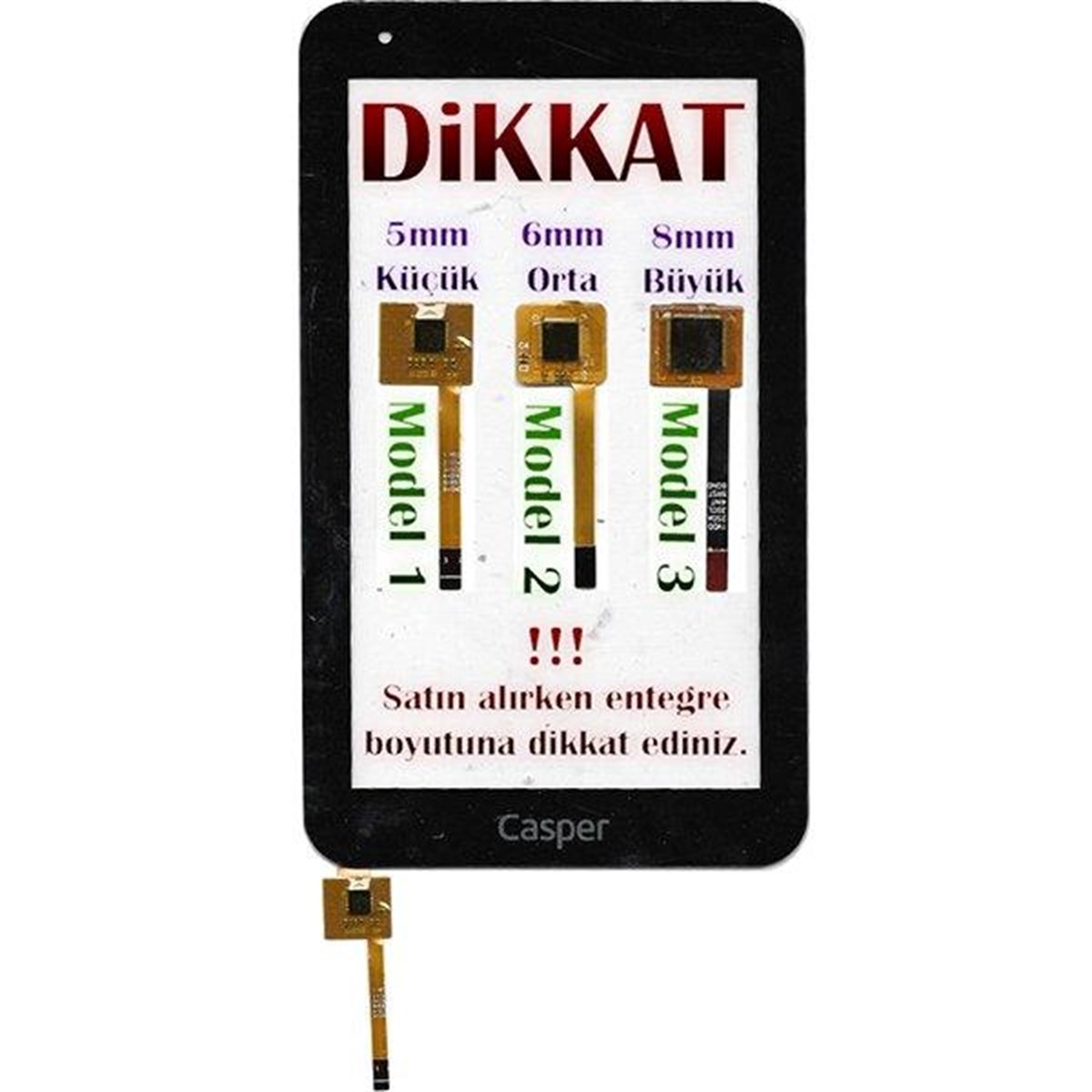 Casper VIA T7D Dokunmatik - Model 1