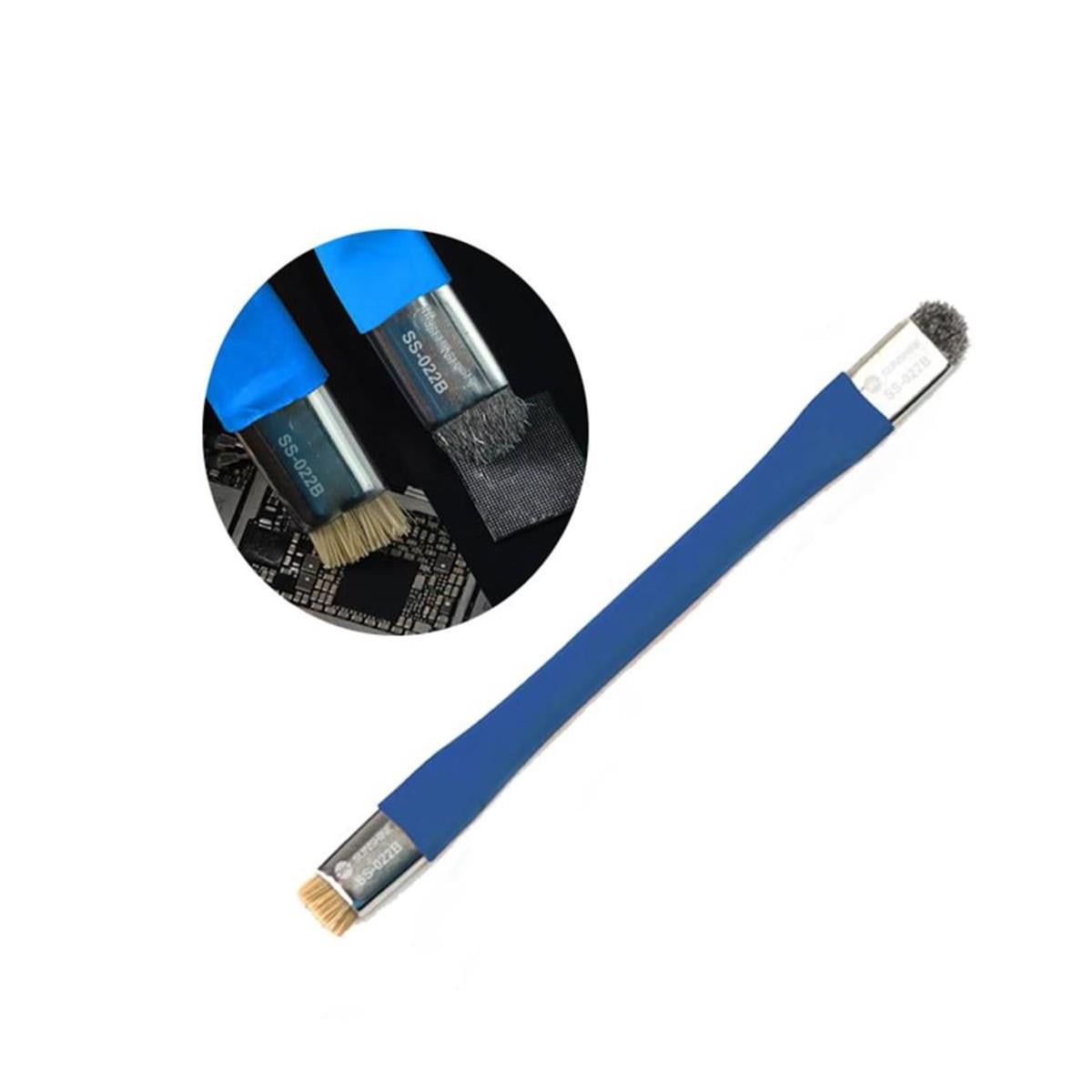 Çift Taraflı Sert Kıl ve Antistatik Çelik Temizleme Fırçası