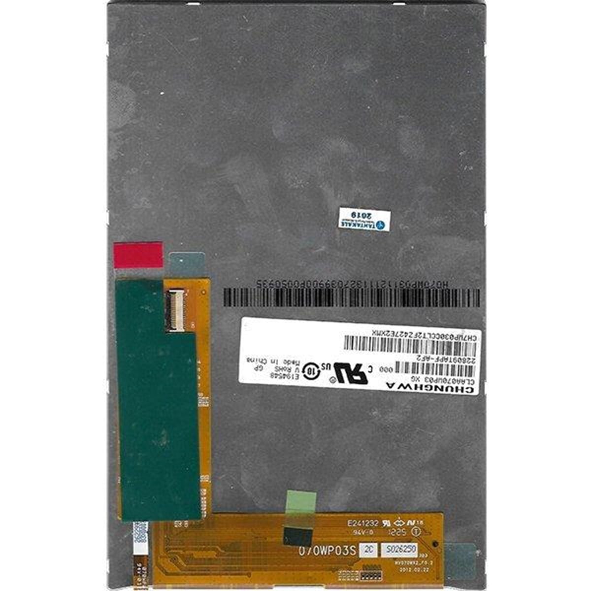 CLAA070WP03 XG Kablo Kodlu Lcd İç Ekran