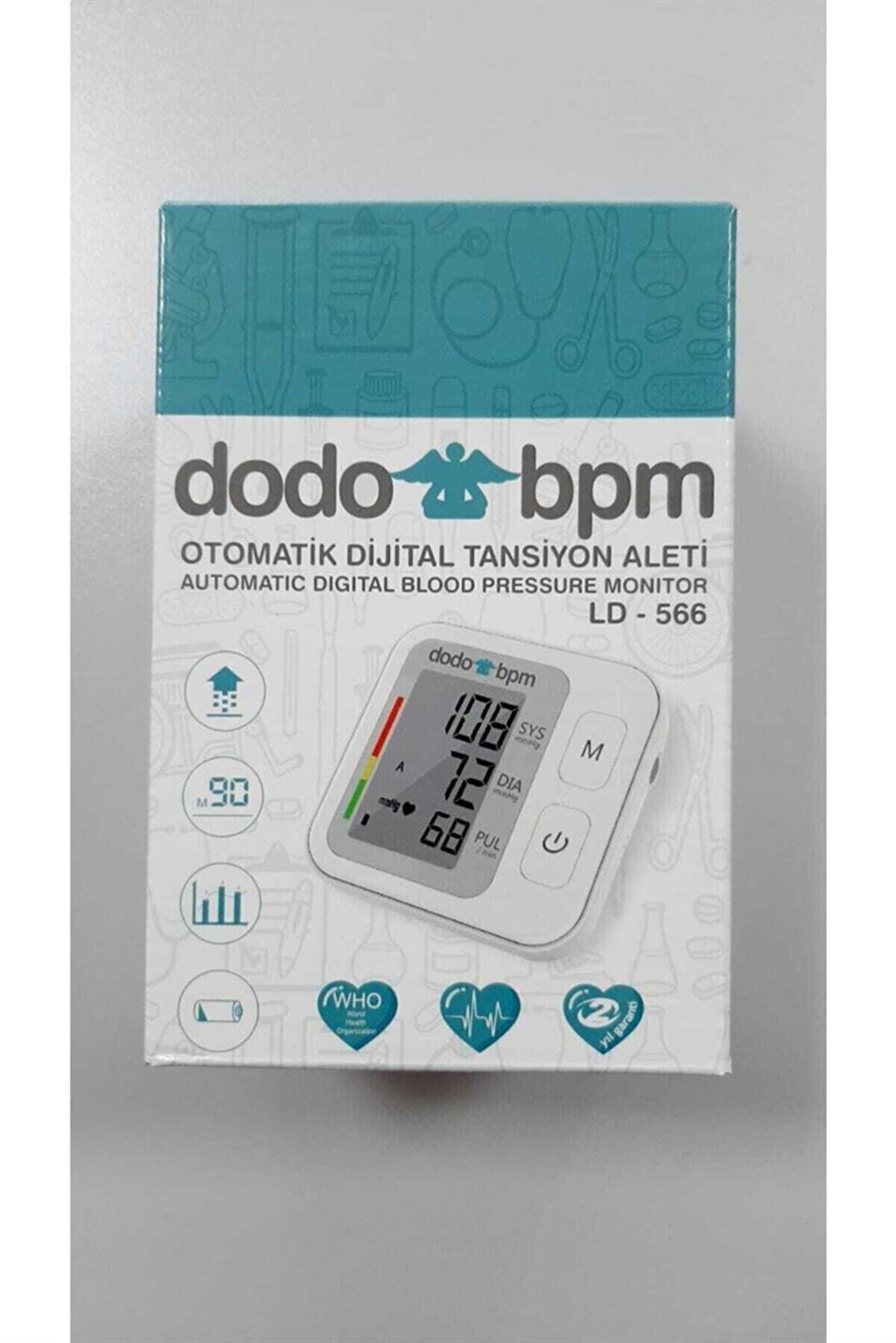 Dodo LD-566 Koldan Ölçer Türkçe Konuşan Dijital Tansiyon Aleti