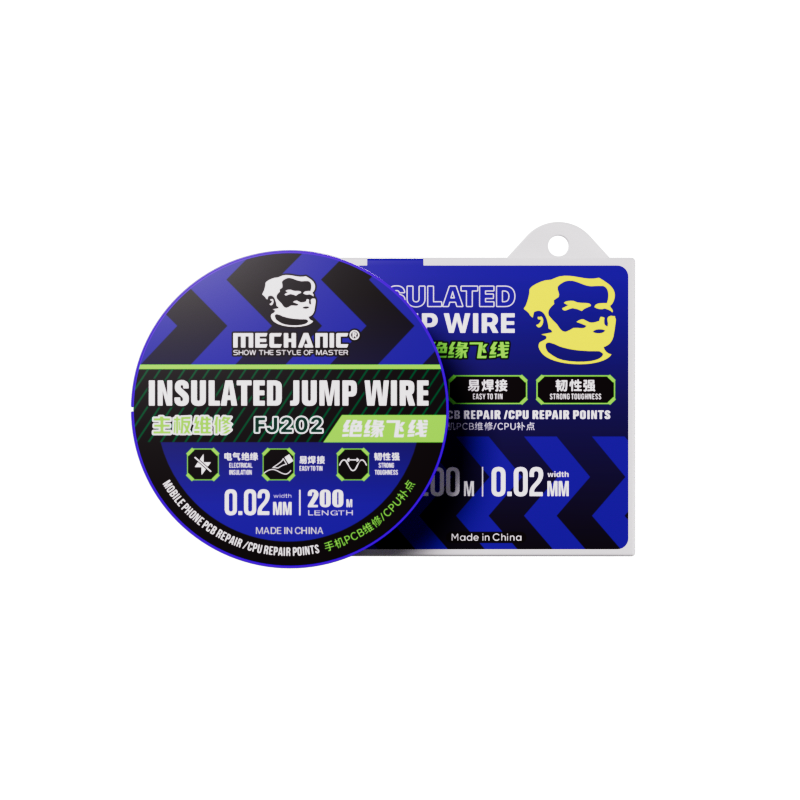 Mechanic FJ202 İzolasyonlu Anakart Yol Çekme Teli 0.02mm 200m