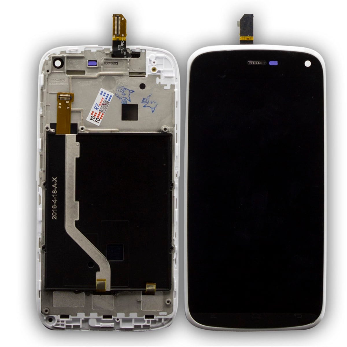 General Mobile Discovery E3 Lcd Ekran Dokunmatik Beyaz Çıtalı