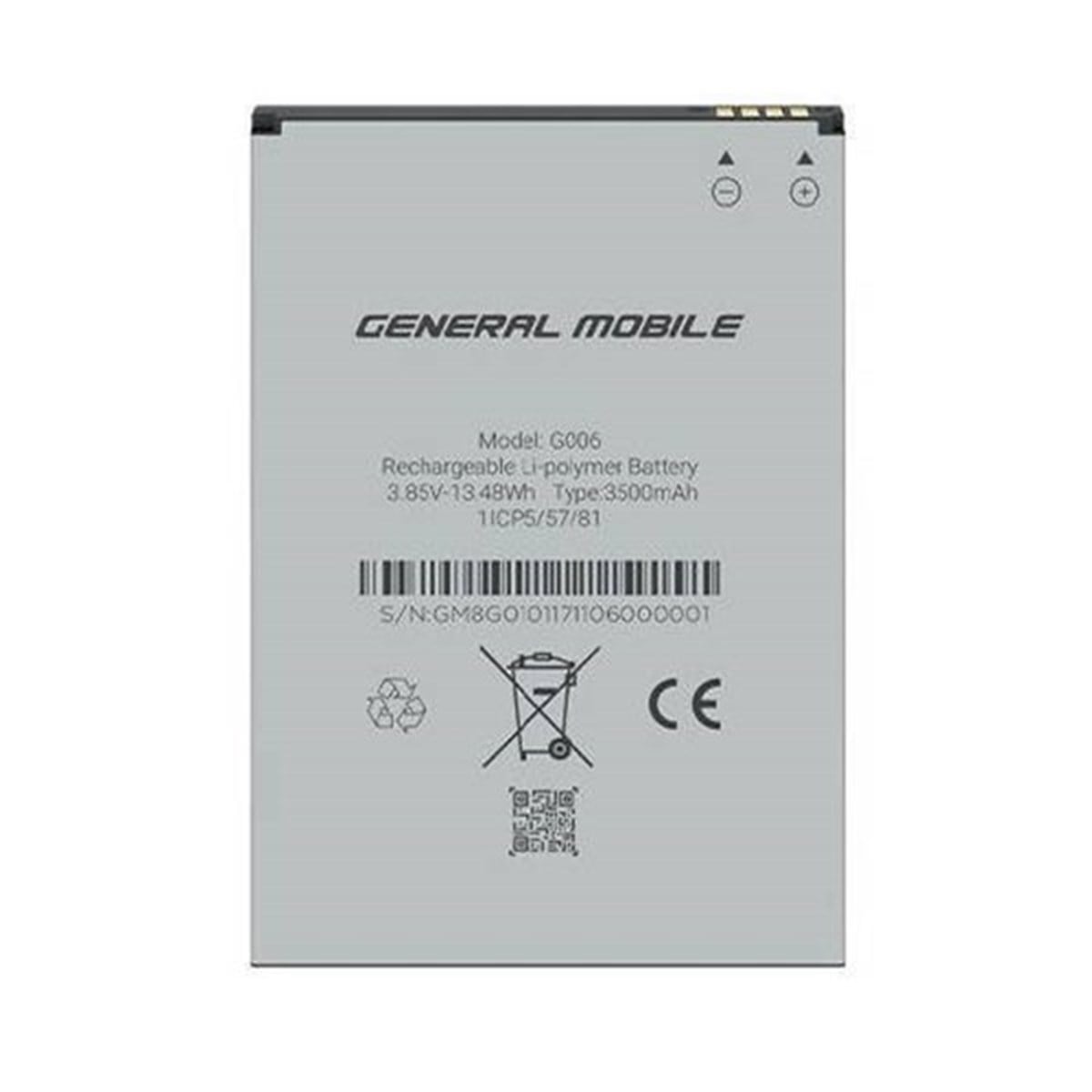 General Mobile Discovery Gm8 Go Batarya Pil