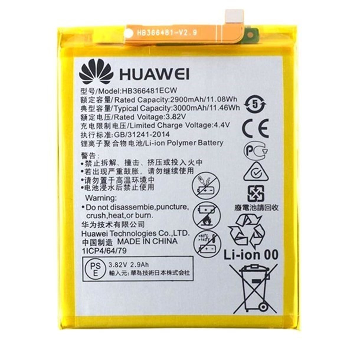 Huawei Honor 9 Lite Batarya Pil Hb366481ecw