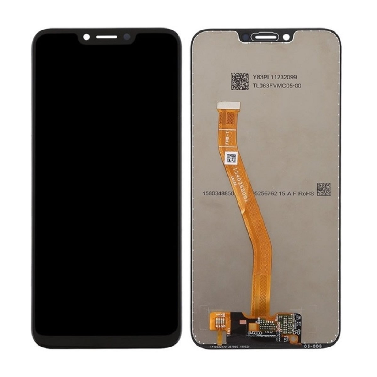 Huawei Honor Play Lcd Ekran Dokunmatik Siyah Çıtasız