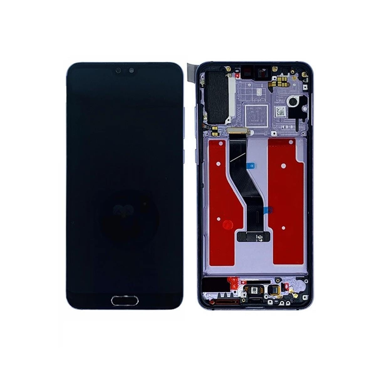 Huawei P20 Pro Lcd Ekran Dokunmatik Siyah TFT Çıtalı