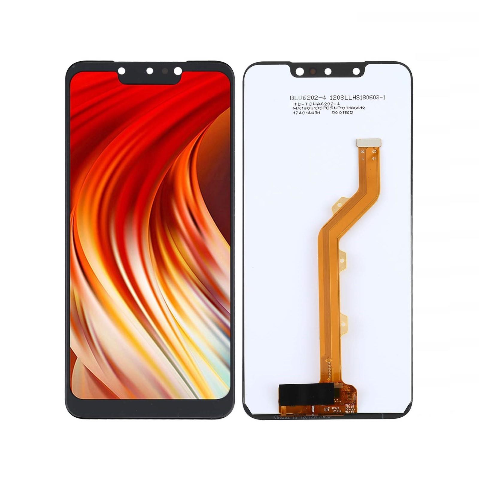 İnfinix Hot 7 Pro Uyumlu Lcd Ekran Dokunmatik Siyah Çıtasız