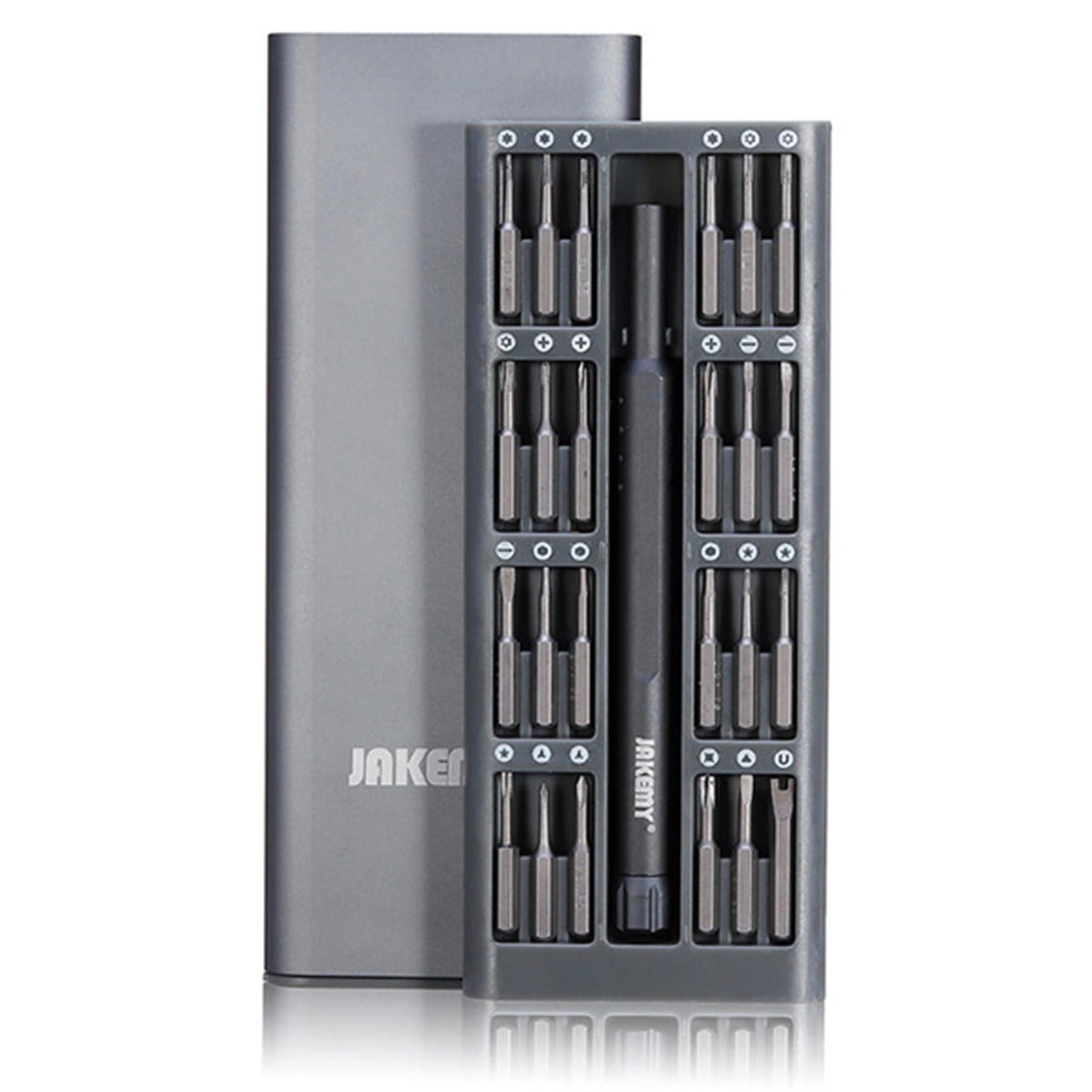 Jakemy JM-8168 Bit Set 24 Parça Taşınabilir Mıknatıslı Hassas Tornavida Seti
