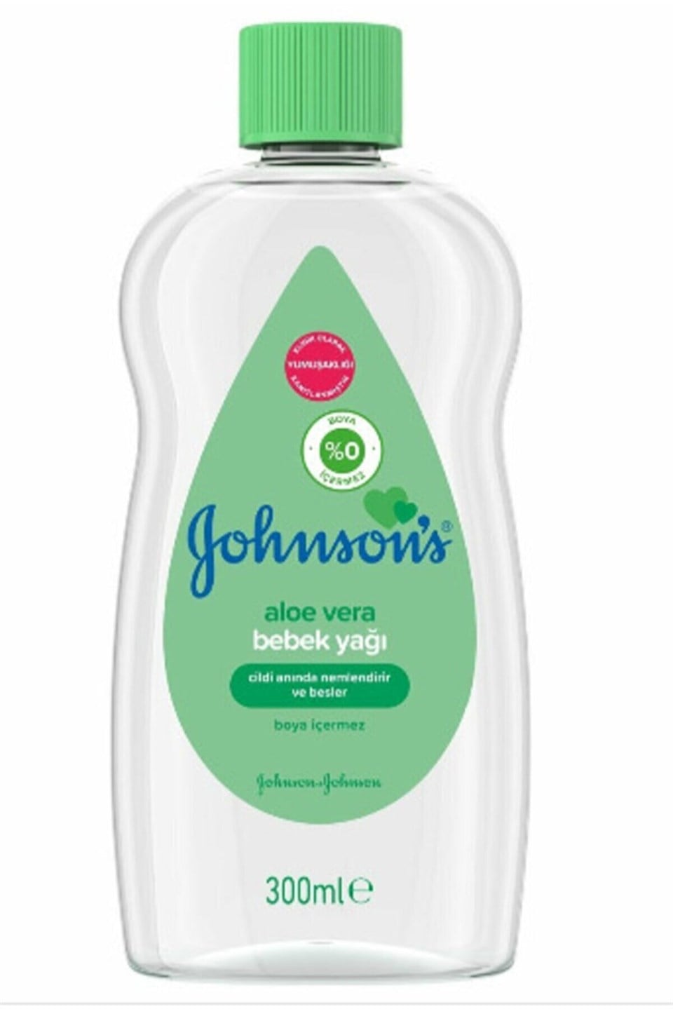 Johnson's Baby Nemlendirici Bebek Yağı Aloe Vera 300 ml 