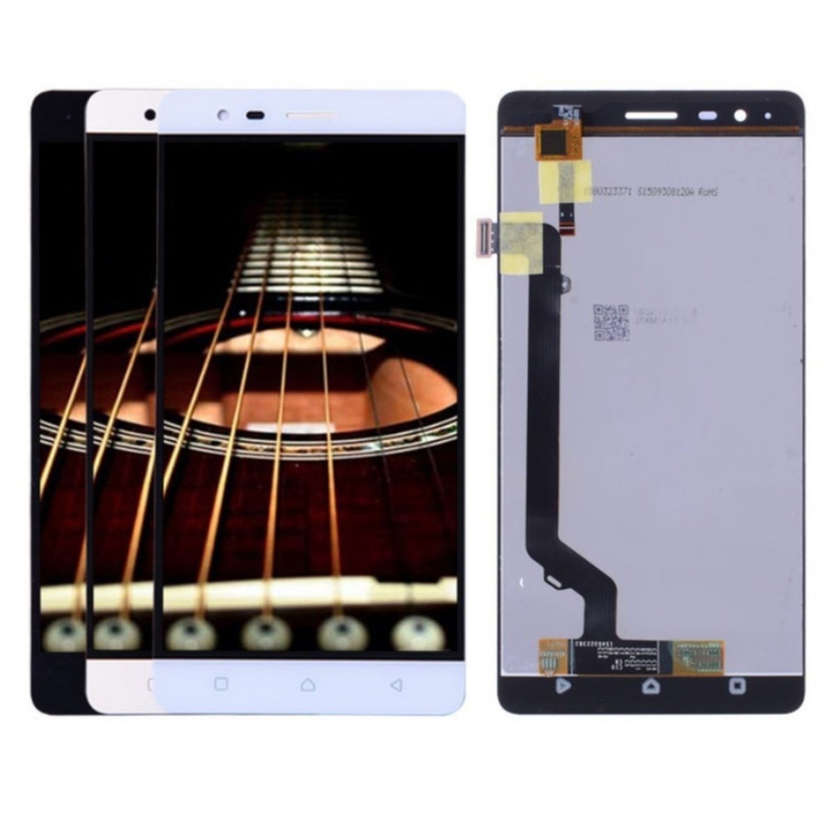 Lenovo K5 Note A7020 Lcd Ekran Dokunmatik Beyaz Çıtasız