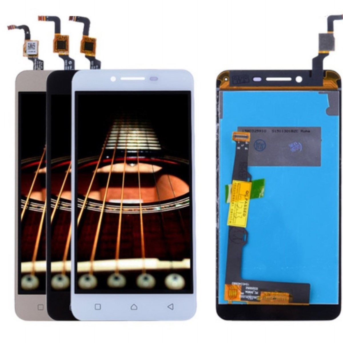 Lenovo K5 Plus A6020a46 Lcd Ekran Dokunmatik Siyah Çıtasız