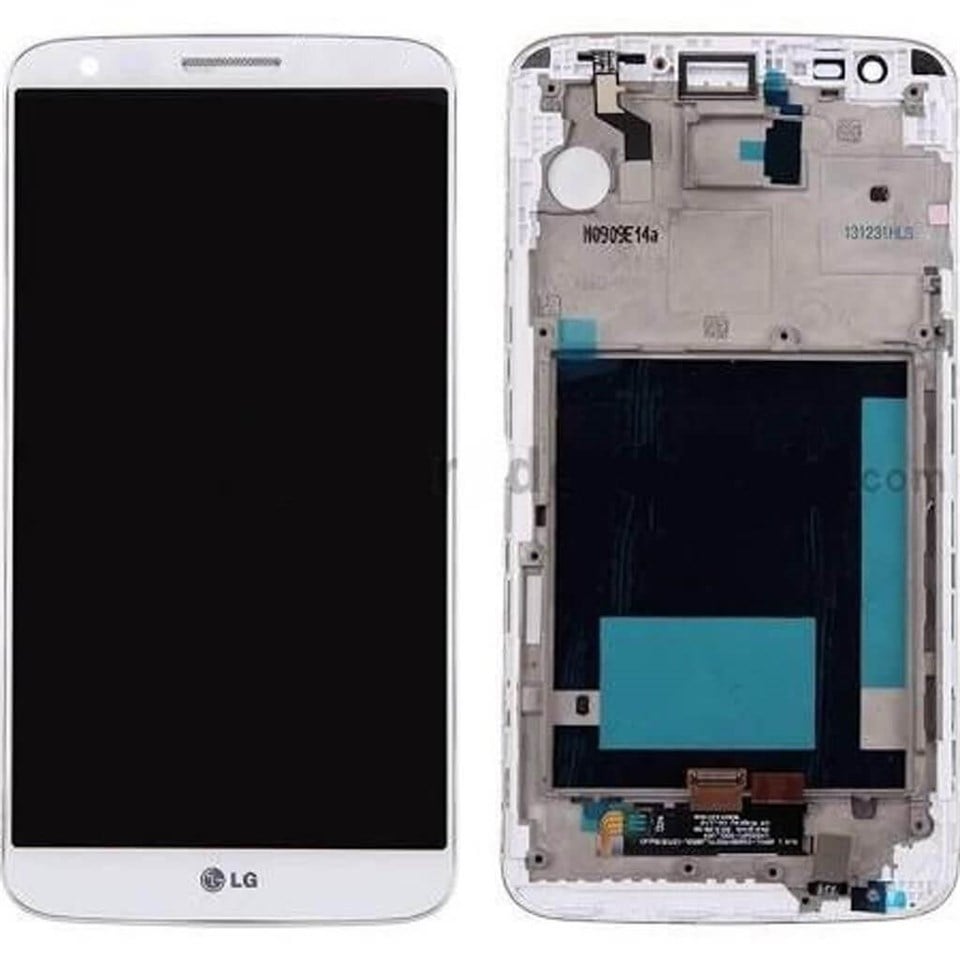 Lg G2 Vs980 Lcd Ekran Dokunmatik Beyaz Çıtalı