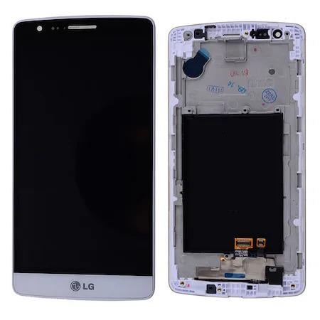 Lg G3 D855 Lcd Ekran Dokunmatik Beyaz Çıtalı
