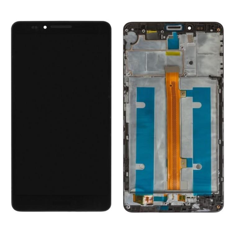 Mate 7 Uyumlu Lcd Ekran Dokunmatik Siyah Çıtalı