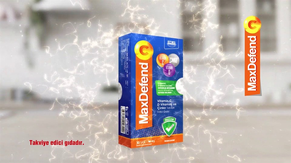 Maxdefend Vitamin C Vitamin D Çinko 30 Şase - tekyerdenal.com