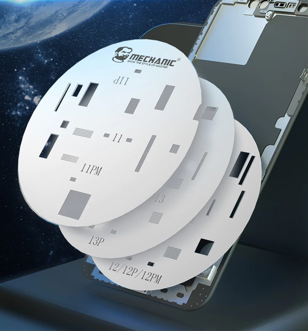 Mechanic UFO Lcd Ekran Entegre Kalıbı İphone 13/13Pro/13Mini/13Pro Max