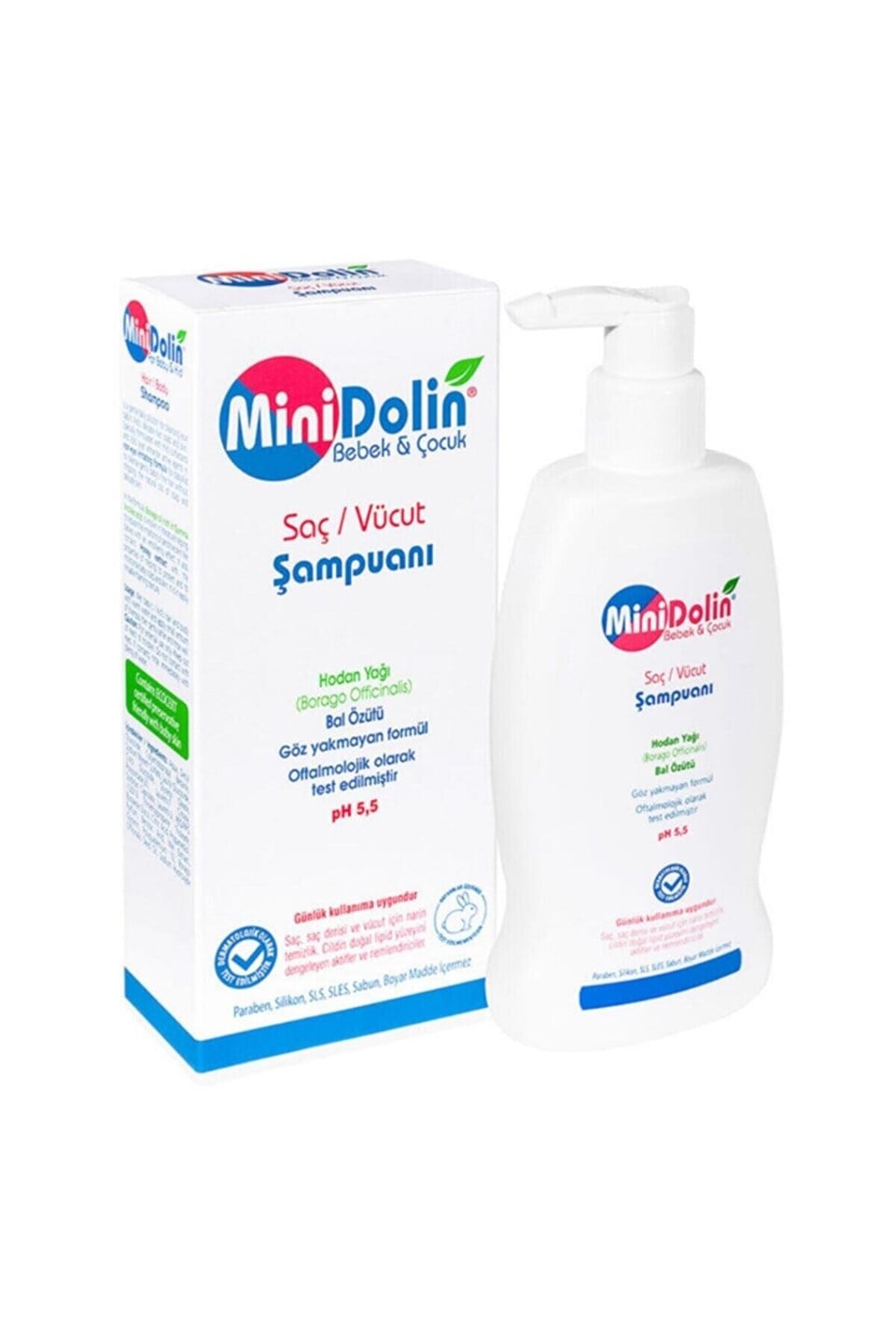 Minidolin Bebek Ve Çocuk Saç Vücut Şampuanı 250 ml