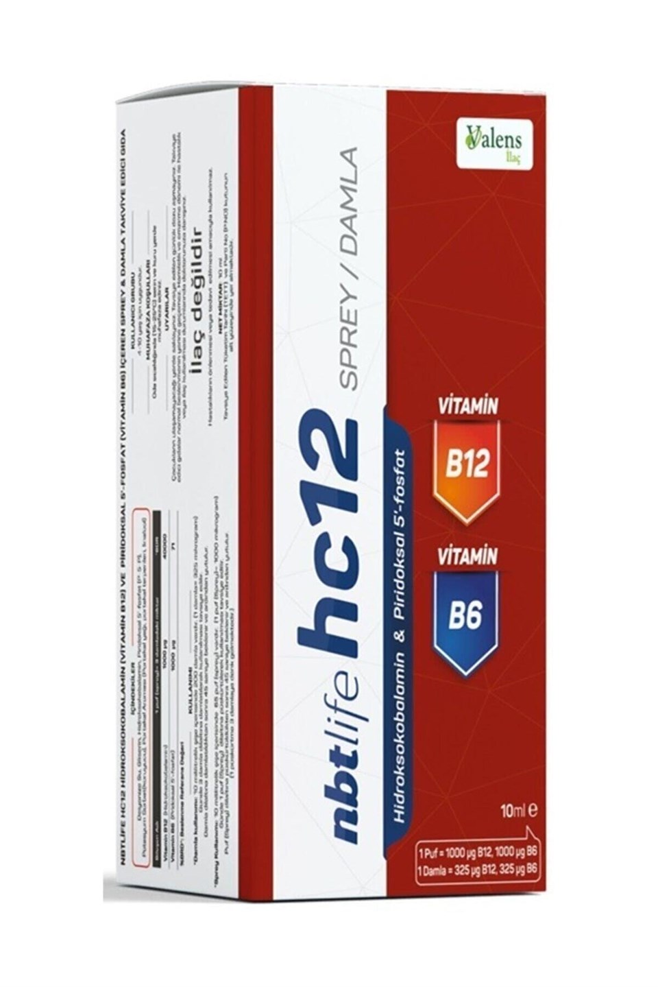 NBT Life HC12 Sprey / Damla 10 ml