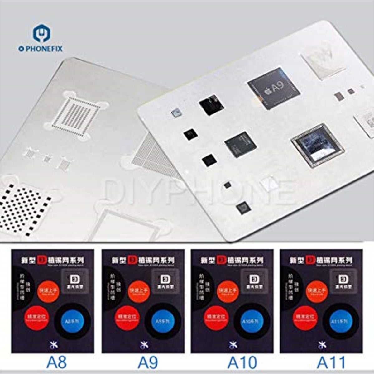 New-Style 3D Bga Planting Stencil A11 3D Kalip Hirdavat