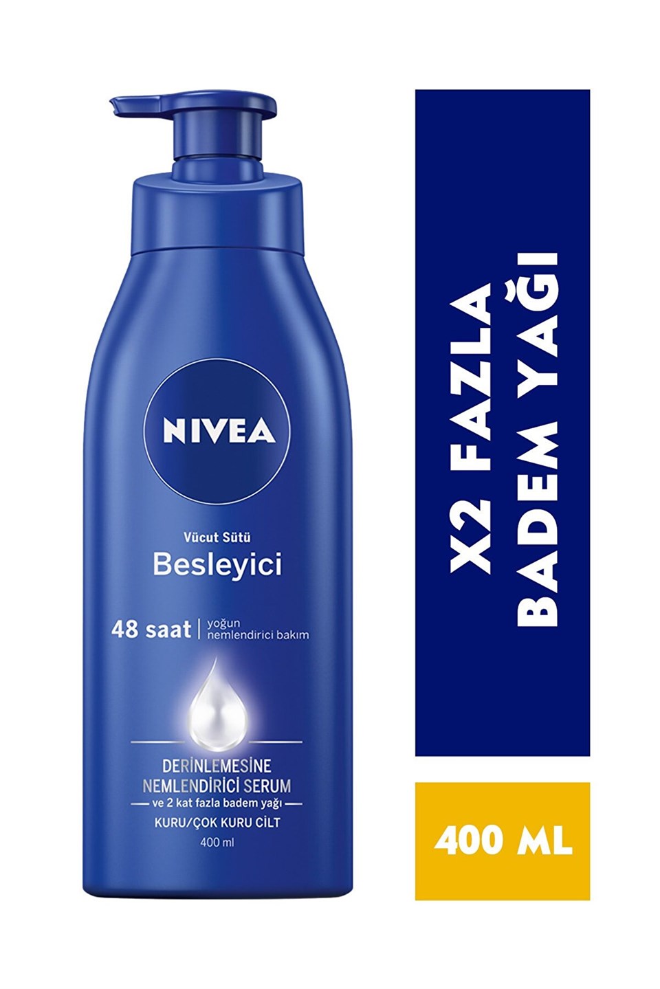 Nivea Besleyici Vücut Sütü Yoğun Nemlendirici Bakım 400ml