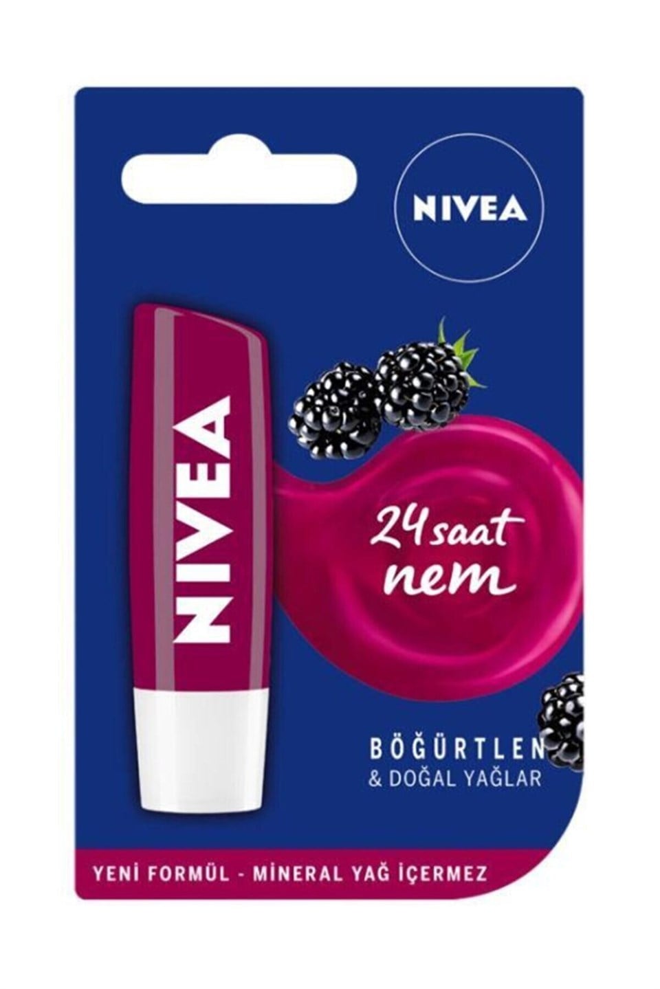 Nivea Böğürtlen Içerikli Dudak Bakım Kremi 4,8 gr