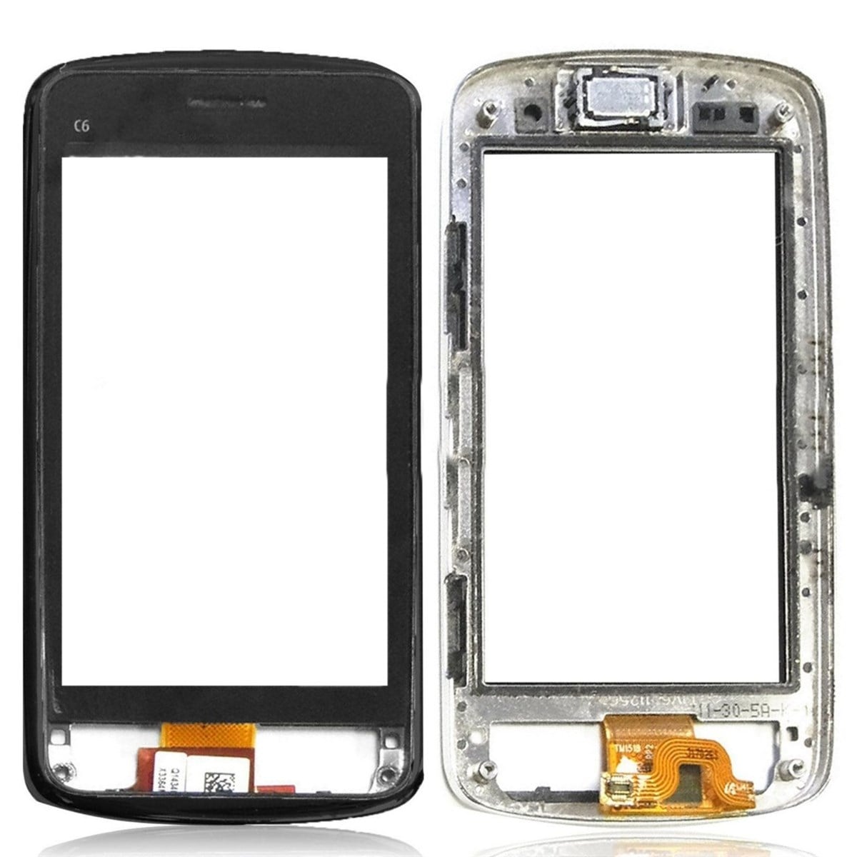 Nokia C6-01 Dokunmatik Touch Siyah Çıtalı