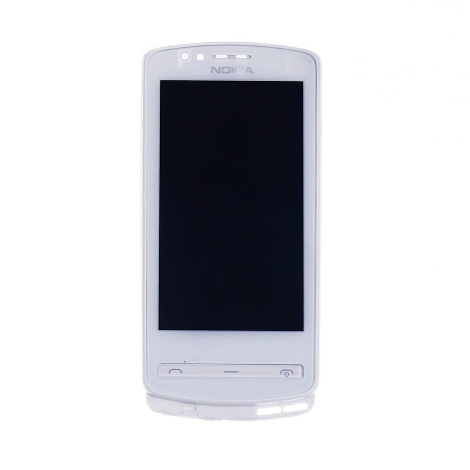Nokia N700 Lcd Ekran Dokunmatik Beyaz Çıtalı